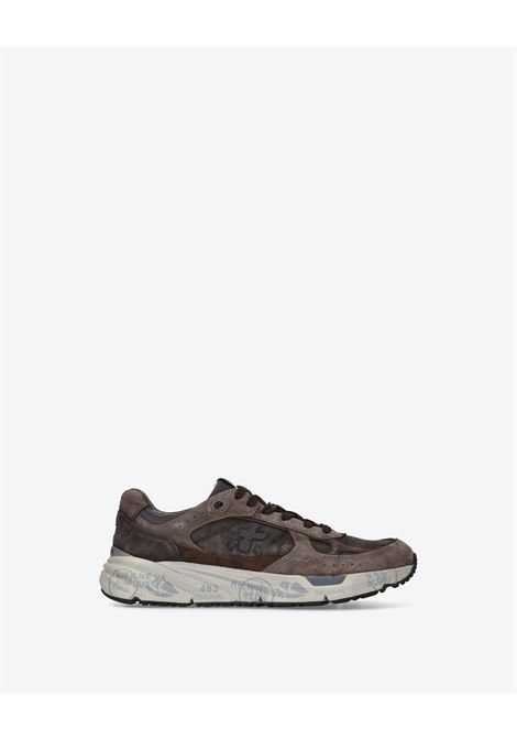 Premiata Mase25 8421 Sneaker in Brown Suede and Mesh Men's PREMIATA |  | MASE25 VAR8421